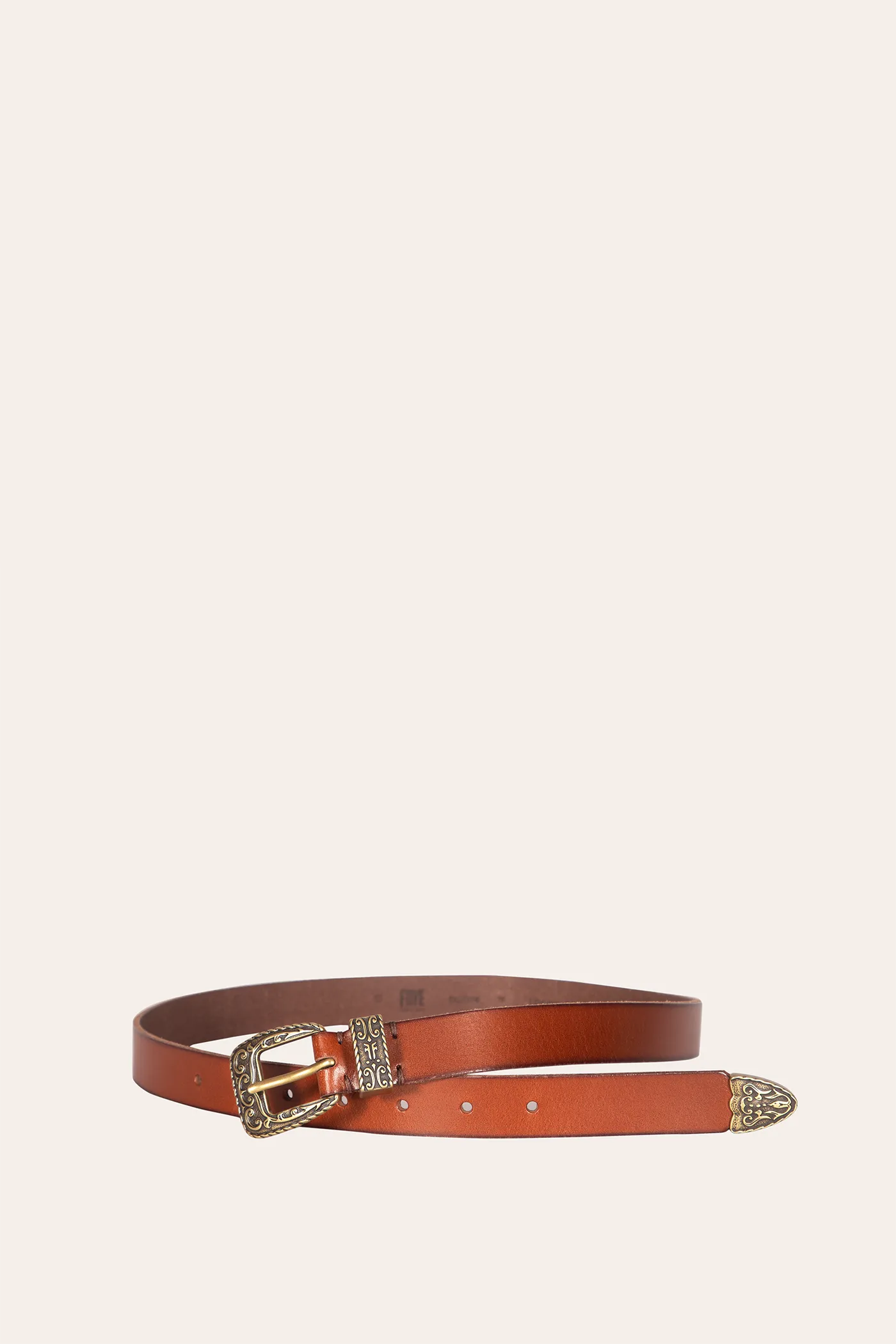 25mm Logo Western Belt Leather Straps