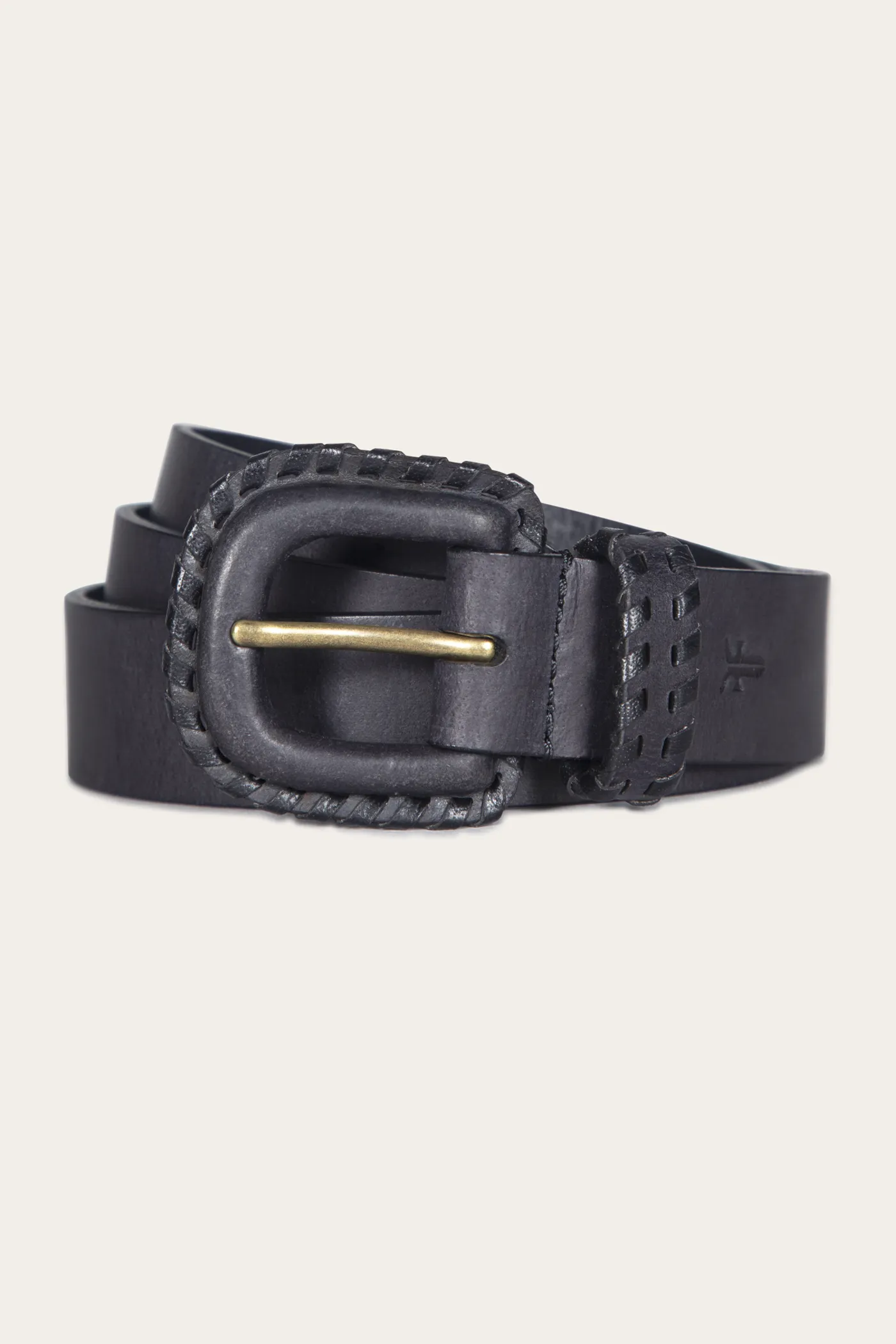 30mm Belt With Covered Buckle & Leather Lacing Fashion Accessories