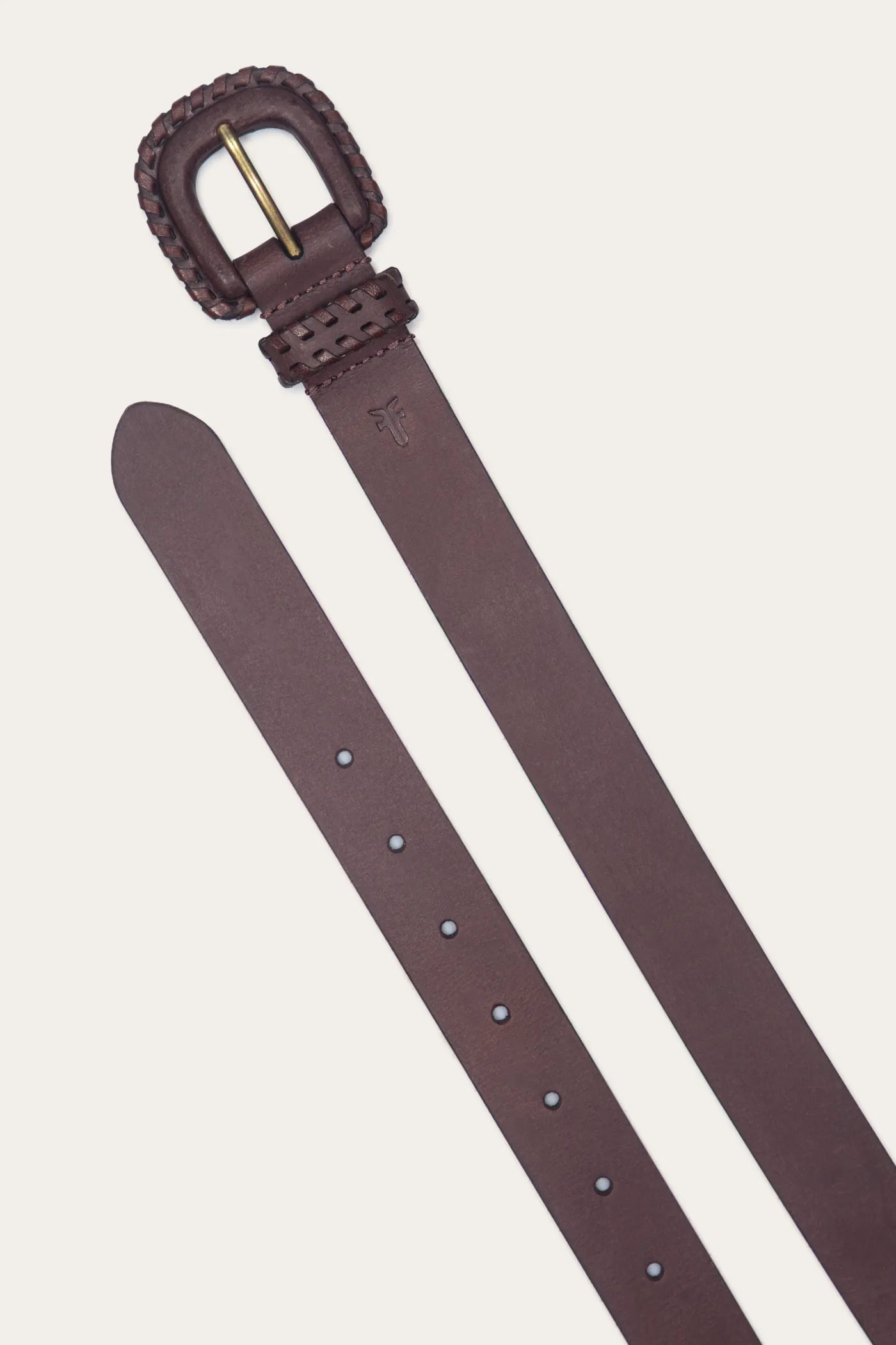 30mm Belt With Covered Buckle & Leather Lacing Party Wear