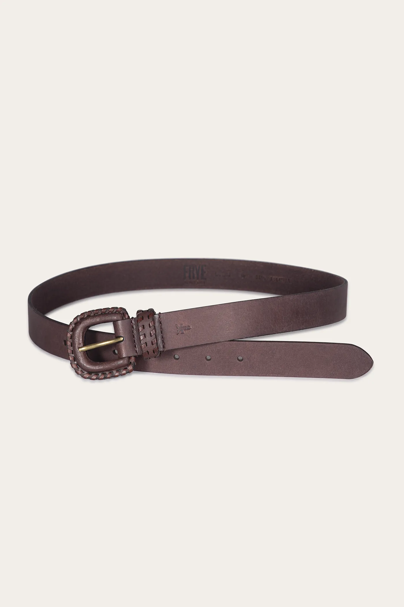 30mm Belt With Covered Buckle & Leather Lacing Party Wear