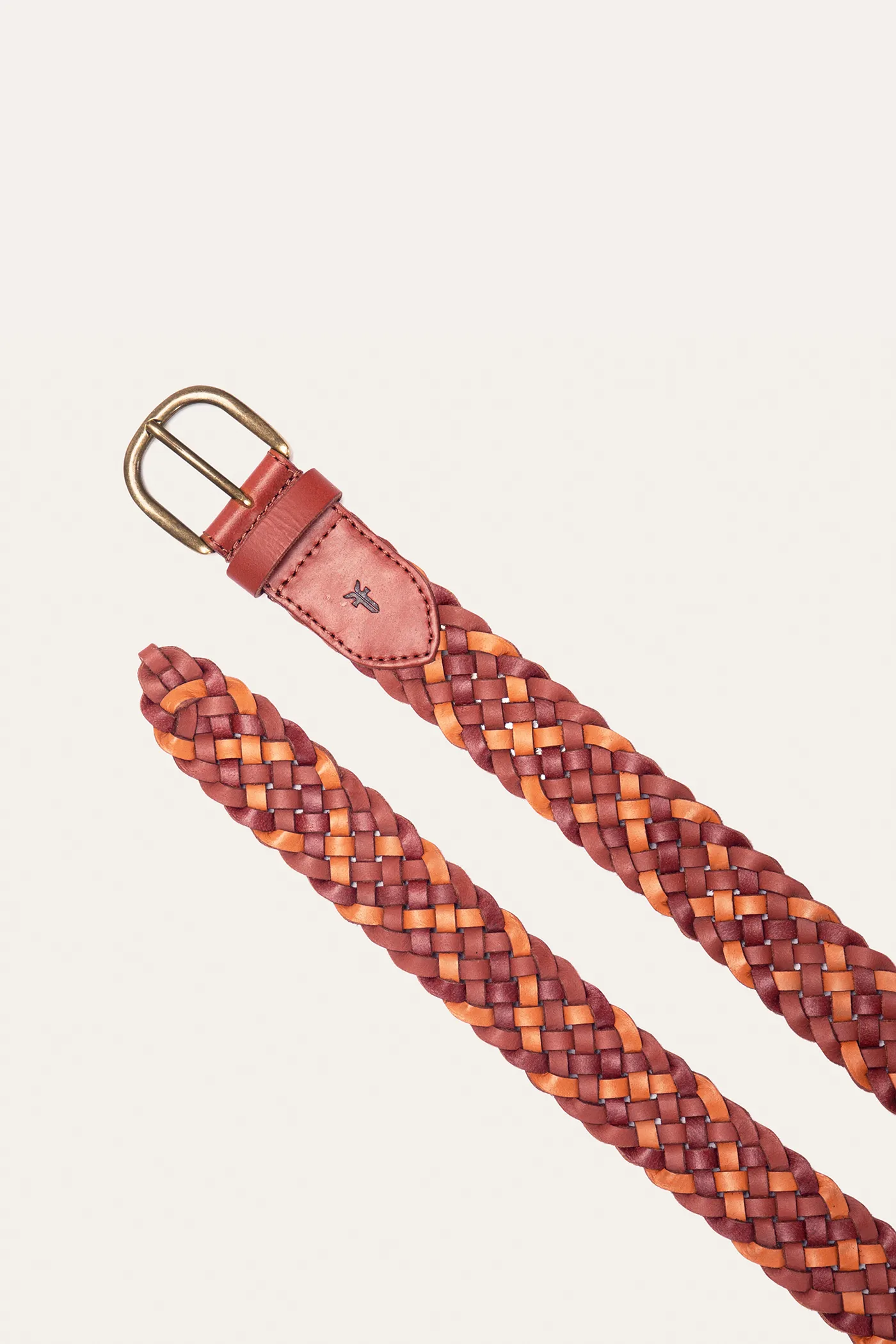 35mm Tonal Woven Leather Belt Road Trip