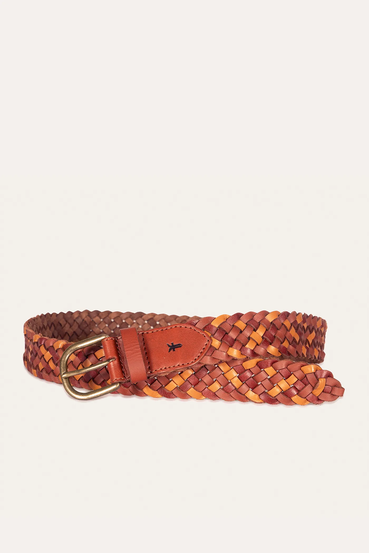 35mm Tonal Woven Leather Belt Road Trip