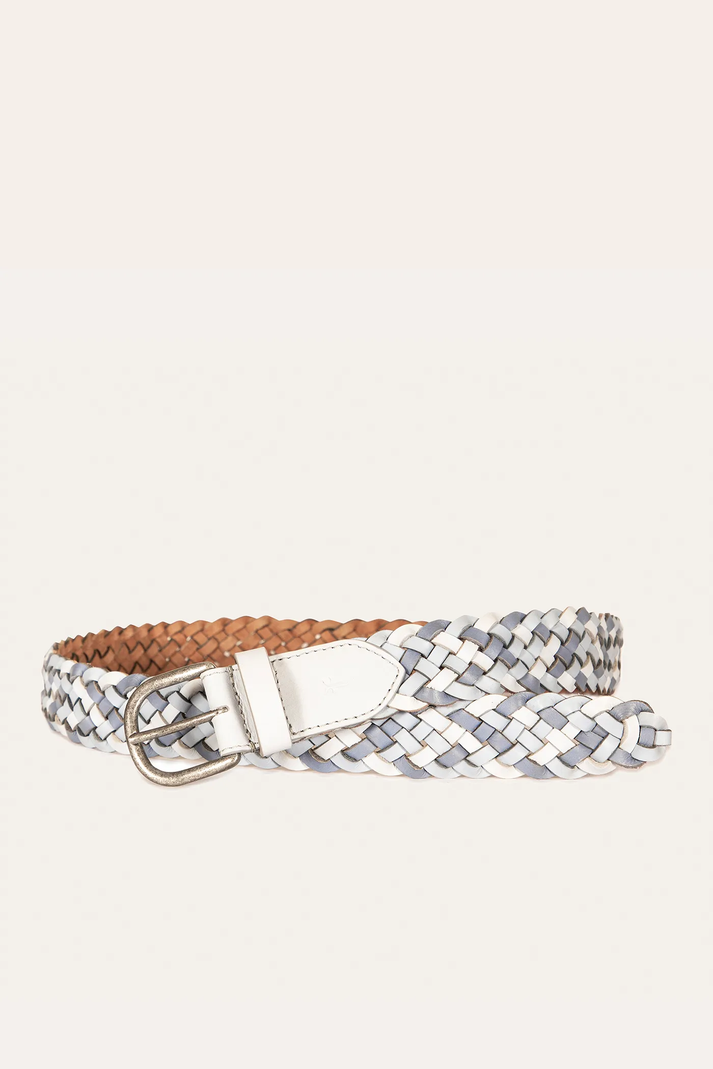35mm Tonal Woven Leather Belt Wedding Outfit