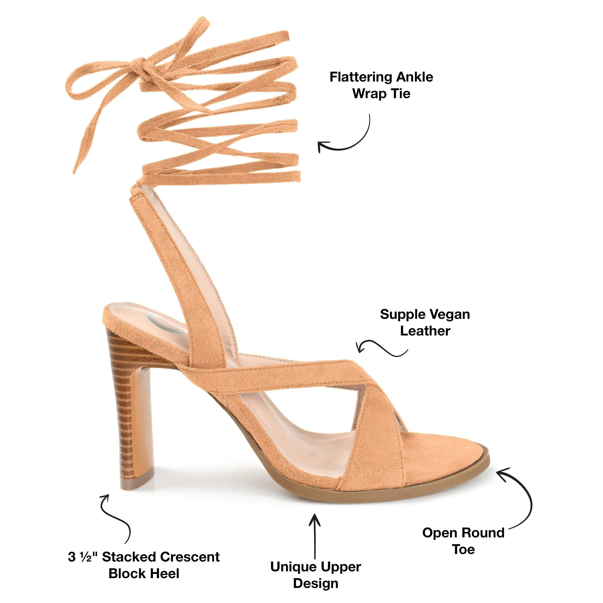 ADALEE HEELED SANDALS boho feel