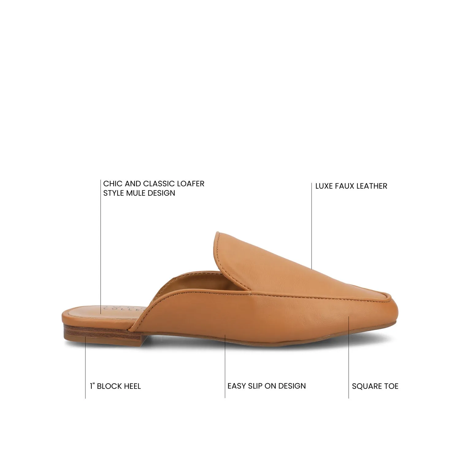 AKZA MULED LOAFER FLATS eco pick