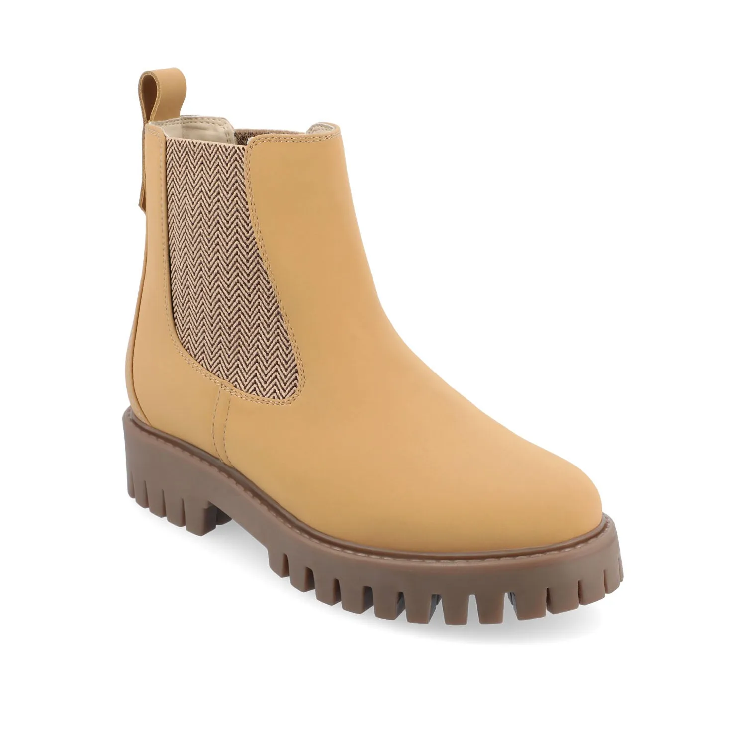ALARA CHELSEA BOOTIES IN FAUX LEATHER stand long