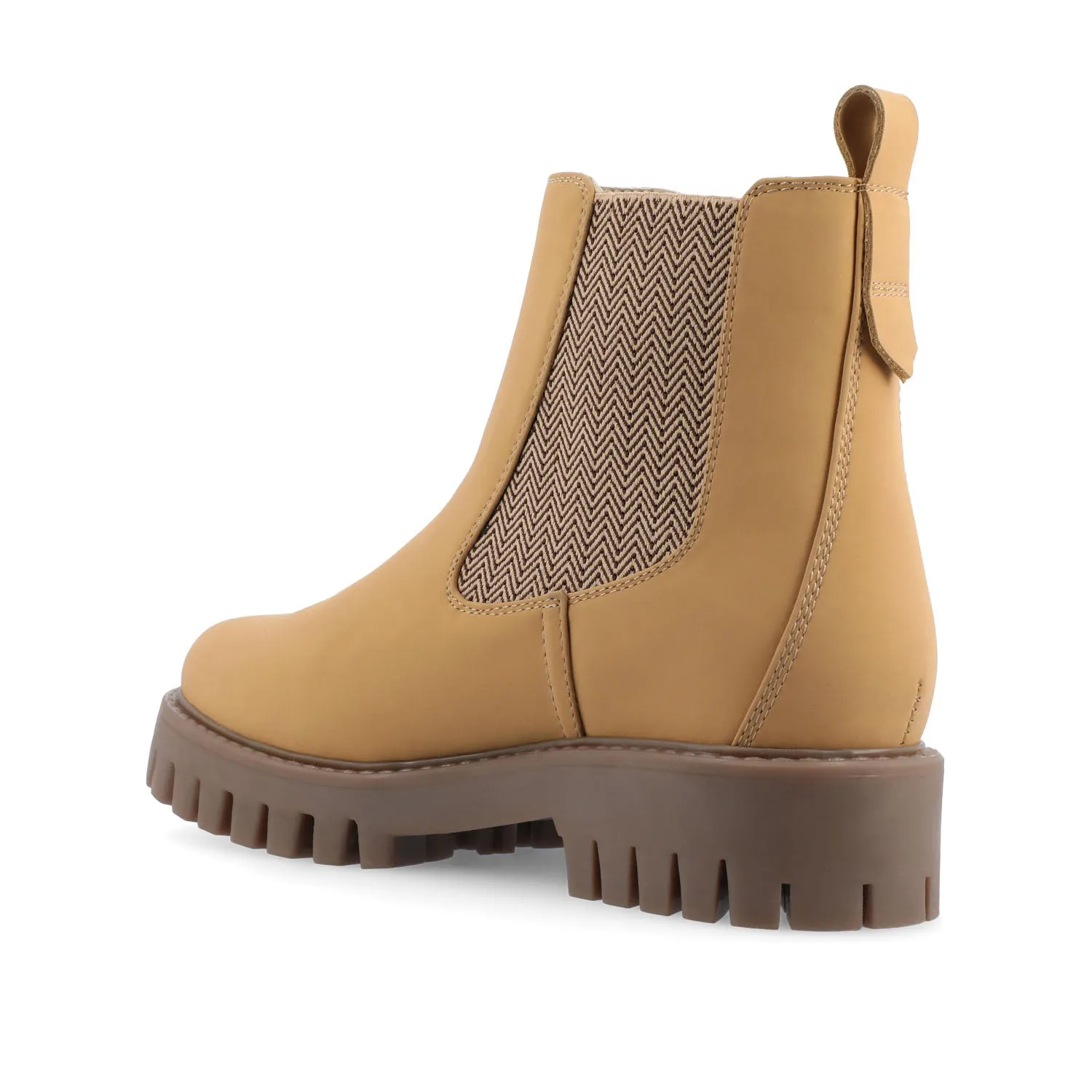 ALARA CHELSEA BOOTIES IN FAUX LEATHER stand long