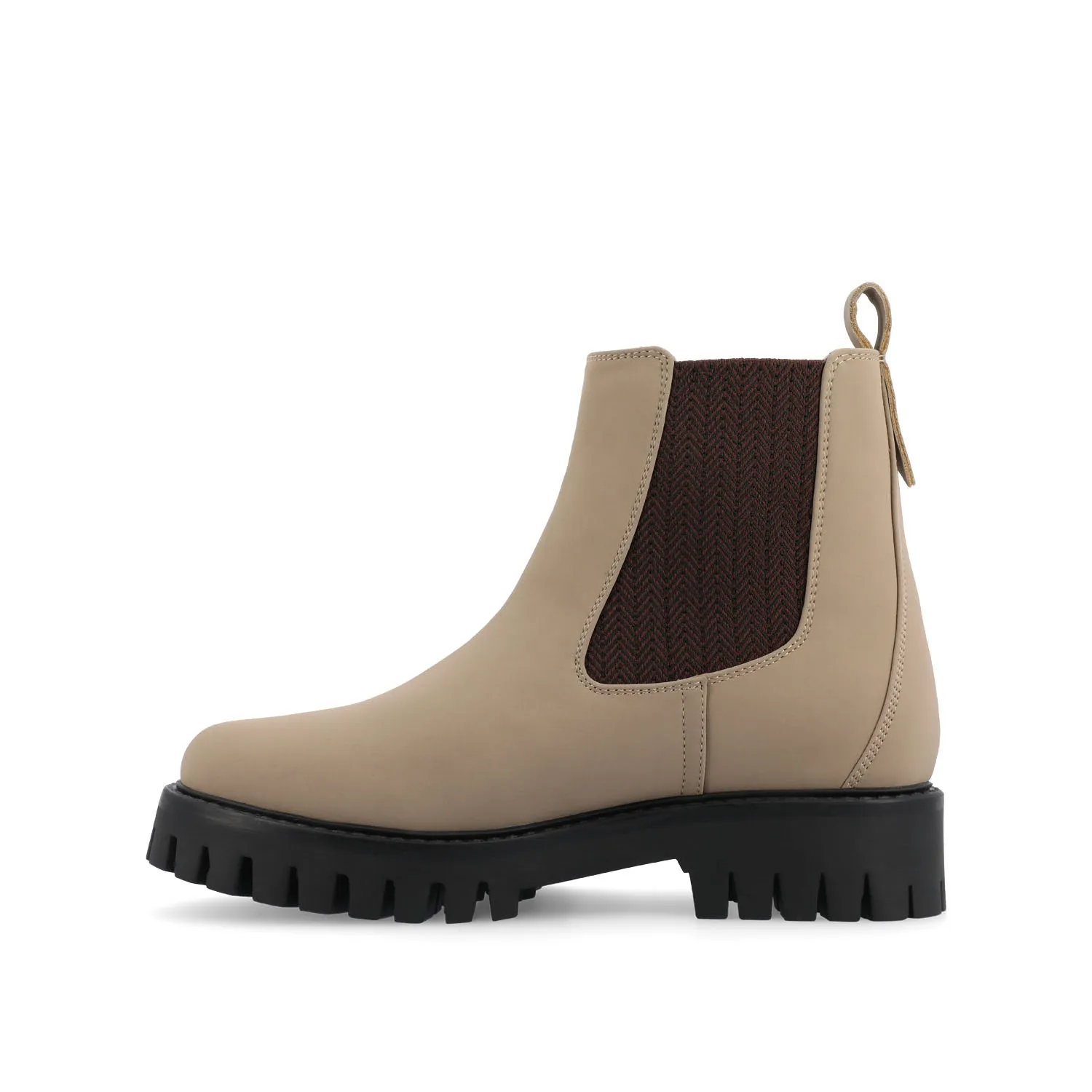 ALARA CHELSEA BOOTIES IN FAUX LEATHER stand long