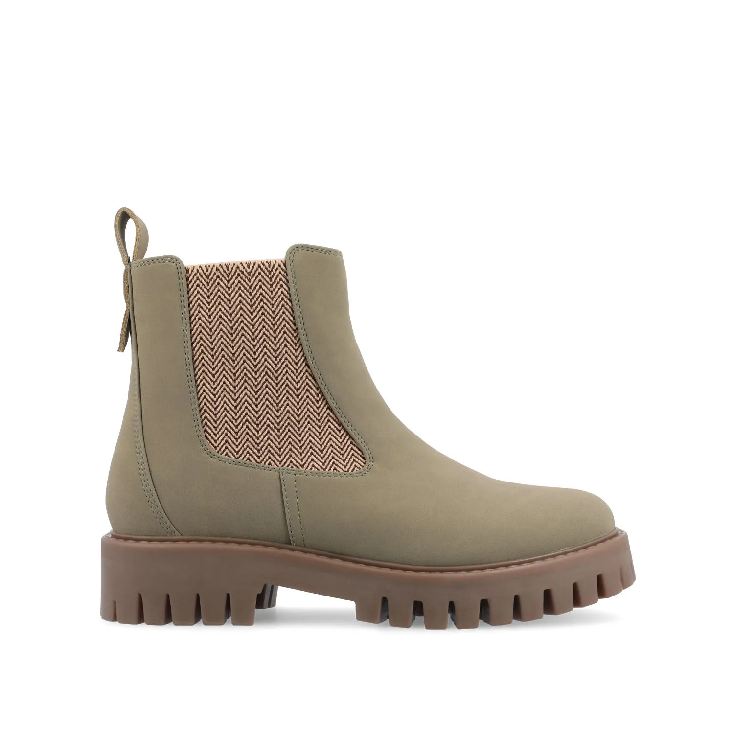 ALARA CHELSEA BOOTIES IN FAUX LEATHER stand long
