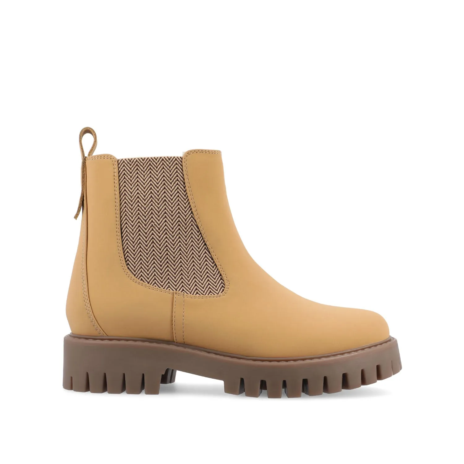 ALARA CHELSEA BOOTIES IN FAUX LEATHER stand long
