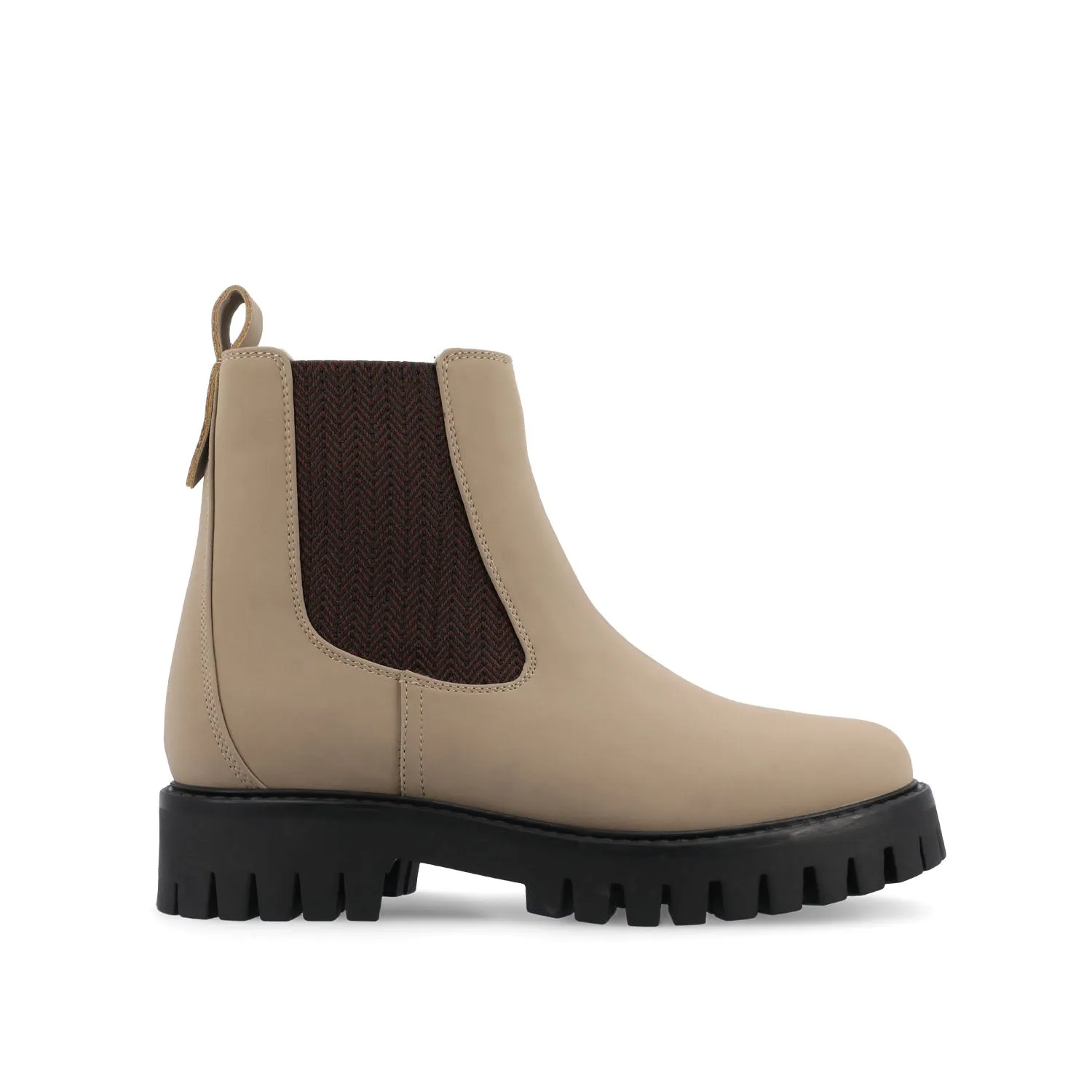 ALARA CHELSEA BOOTIES IN FAUX LEATHER stand long