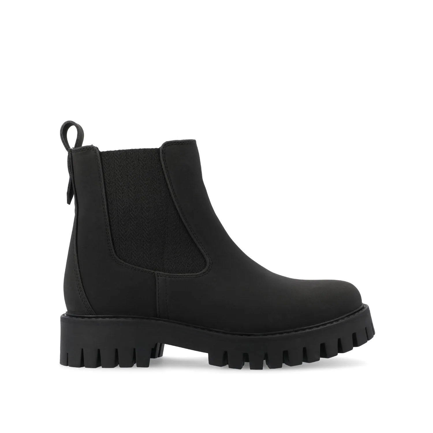 ALARA CHELSEA BOOTIES IN FAUX LEATHER stand long