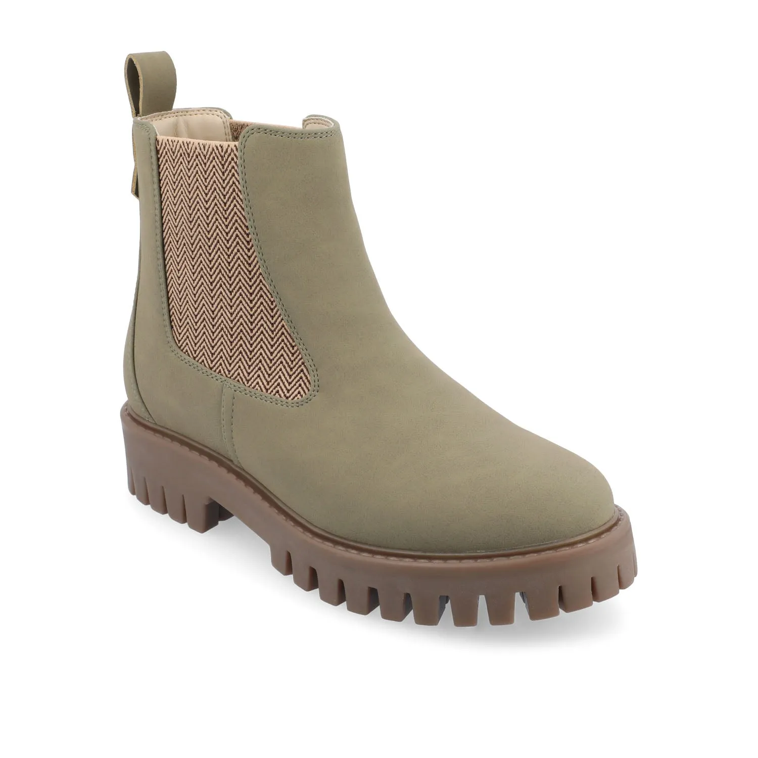 ALARA CHELSEA BOOTIES IN FAUX LEATHER stand long