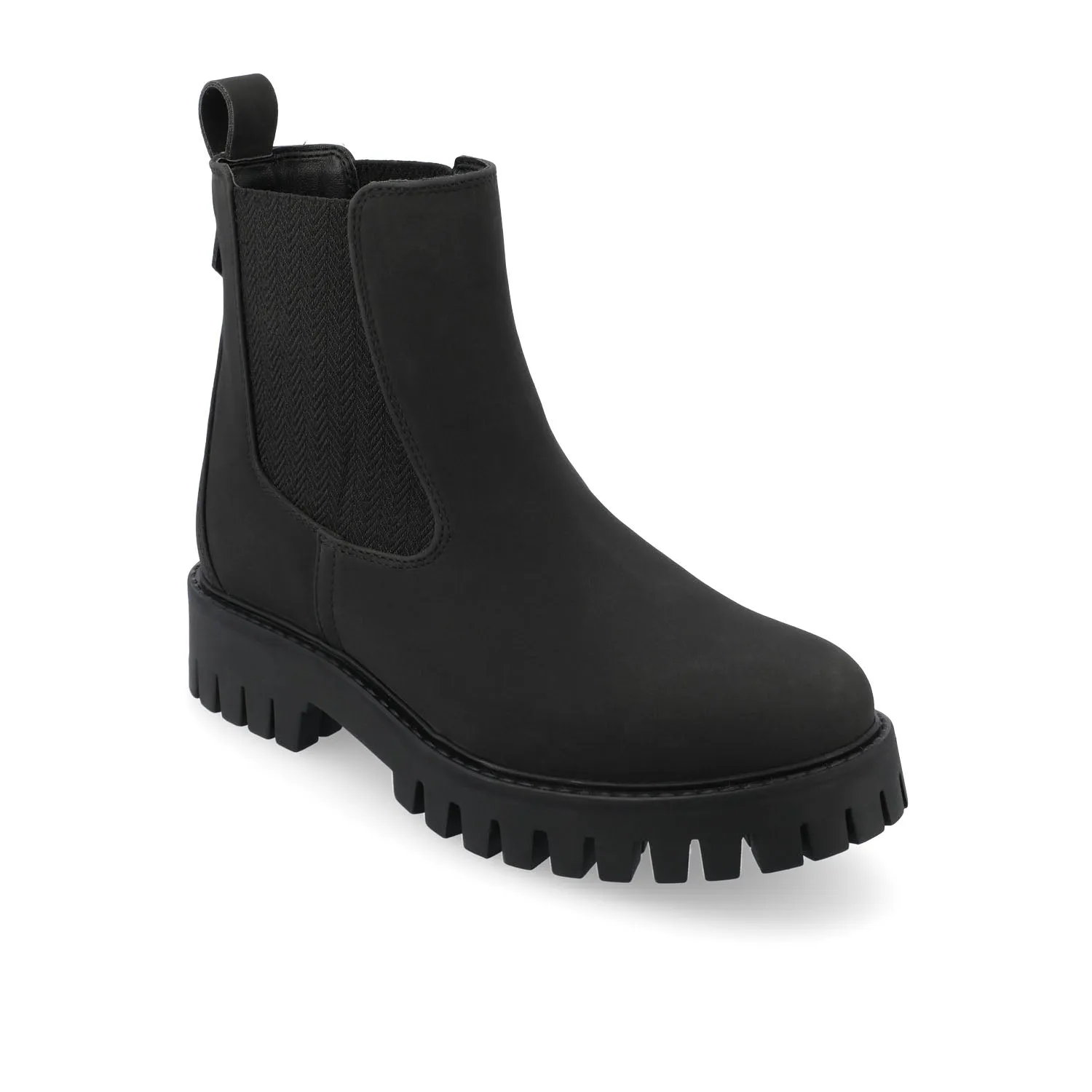 ALARA CHELSEA BOOTIES IN FAUX LEATHER stand long