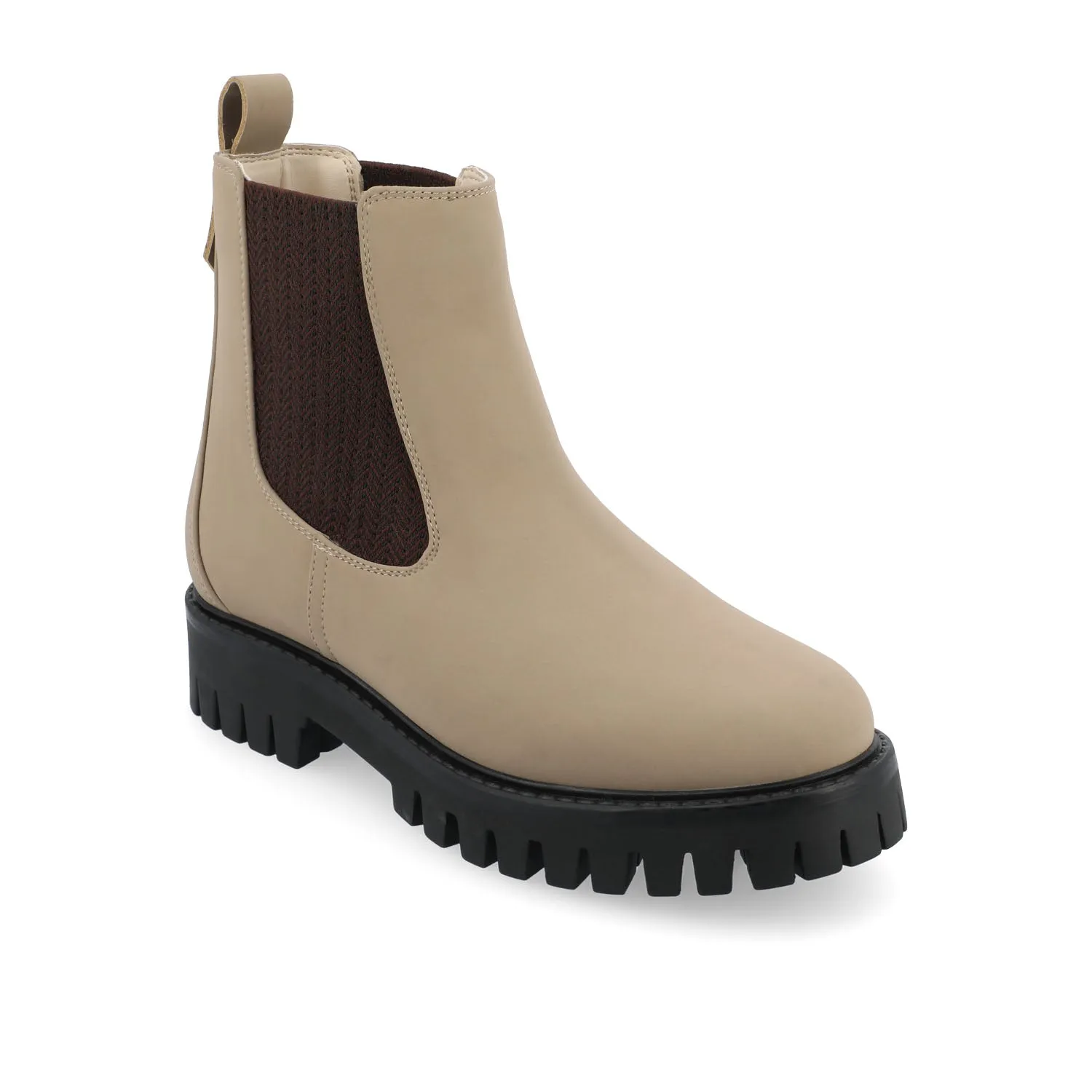 ALARA CHELSEA BOOTIES IN FAUX LEATHER stand long