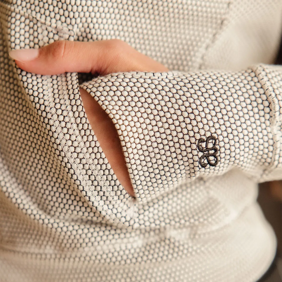 Albion Zip-Up, Honeycomb calm zone