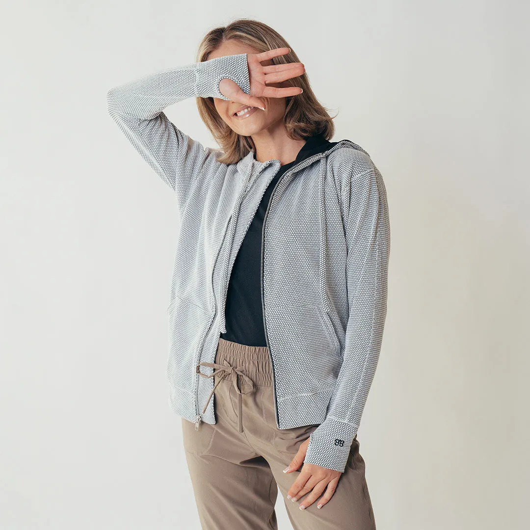Albion Zip-Up, Honeycomb calm zone