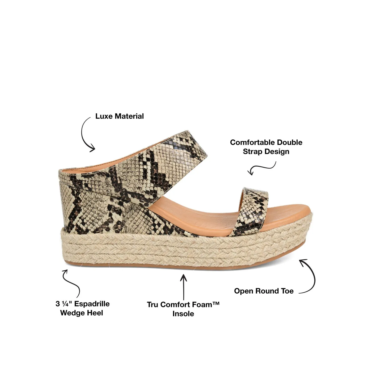 ALISSA WEDGE HEELED SANDALS walk free