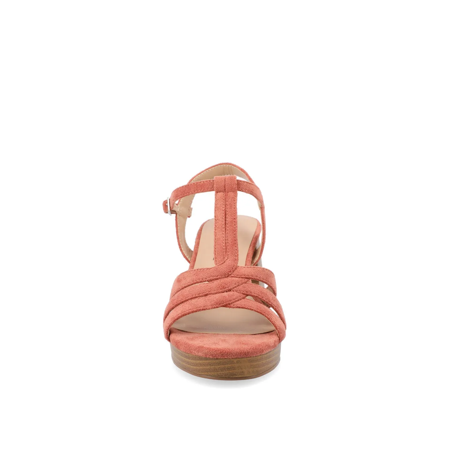 ALYCE HEELED SANDALS IN FAUX SUEDE quick match