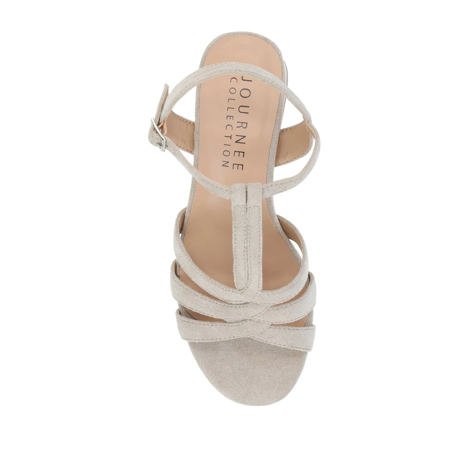 ALYCE HEELED SANDALS IN FAUX SUEDE quick match