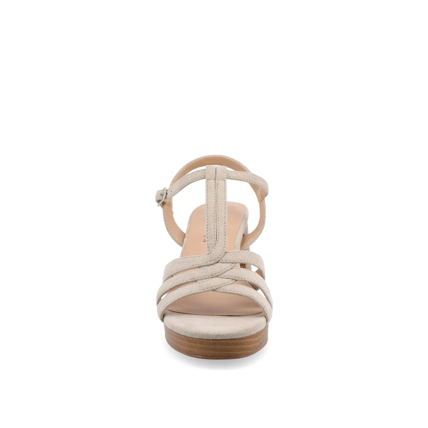 ALYCE HEELED SANDALS IN FAUX SUEDE quick match