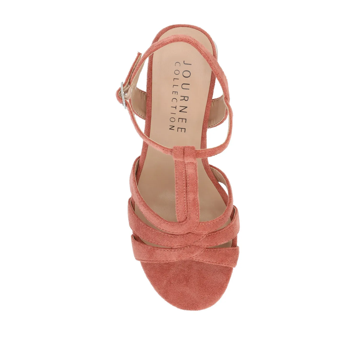 ALYCE HEELED SANDALS IN FAUX SUEDE quick match