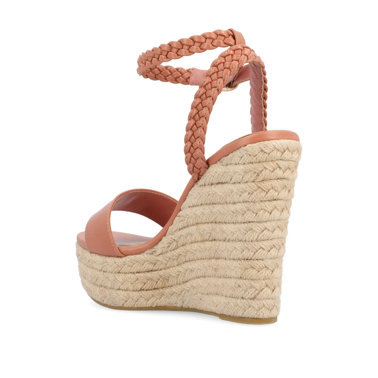 ANDIAH ESPADRILLE WEDGE HEELED SANDALS sunset trip