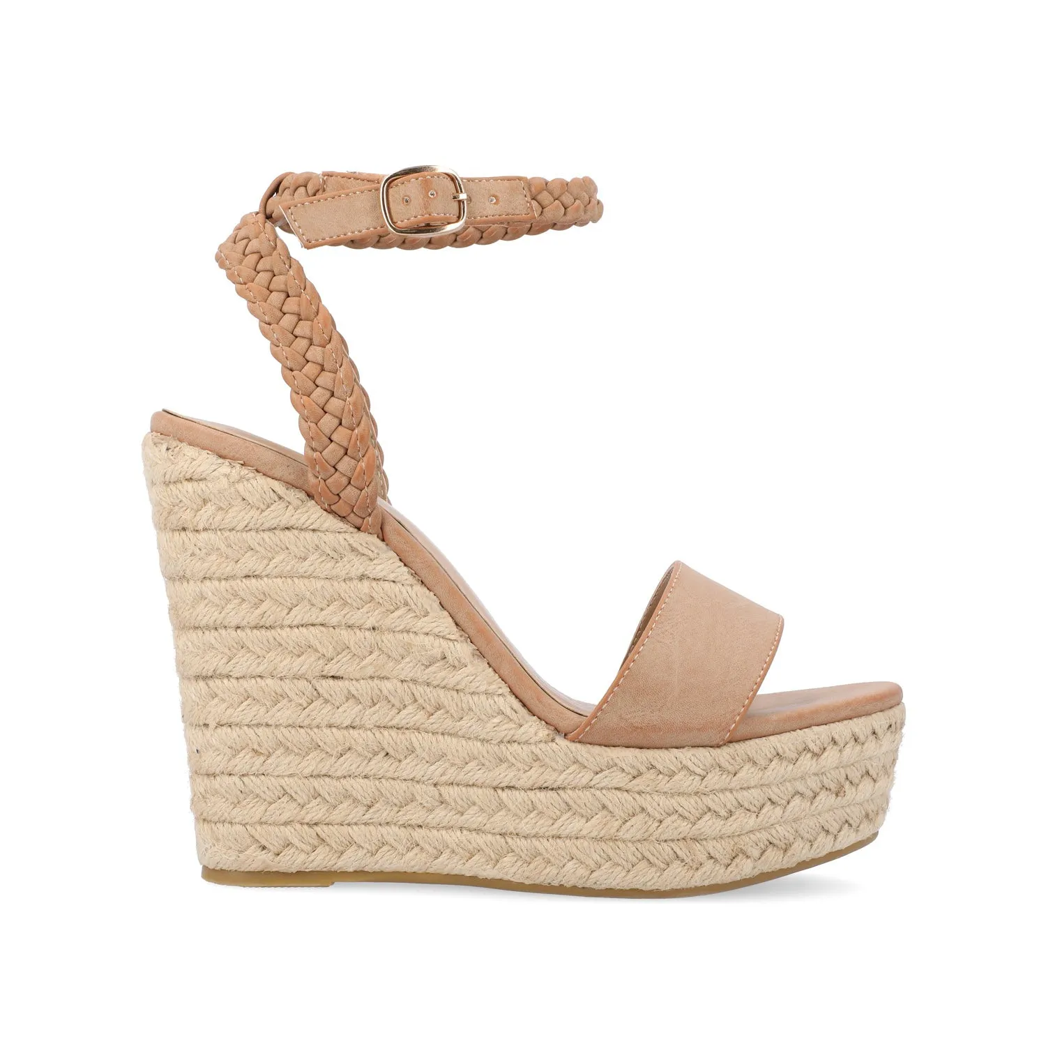 ANDIAH ESPADRILLE WEDGE HEELED SANDALS sunset trip