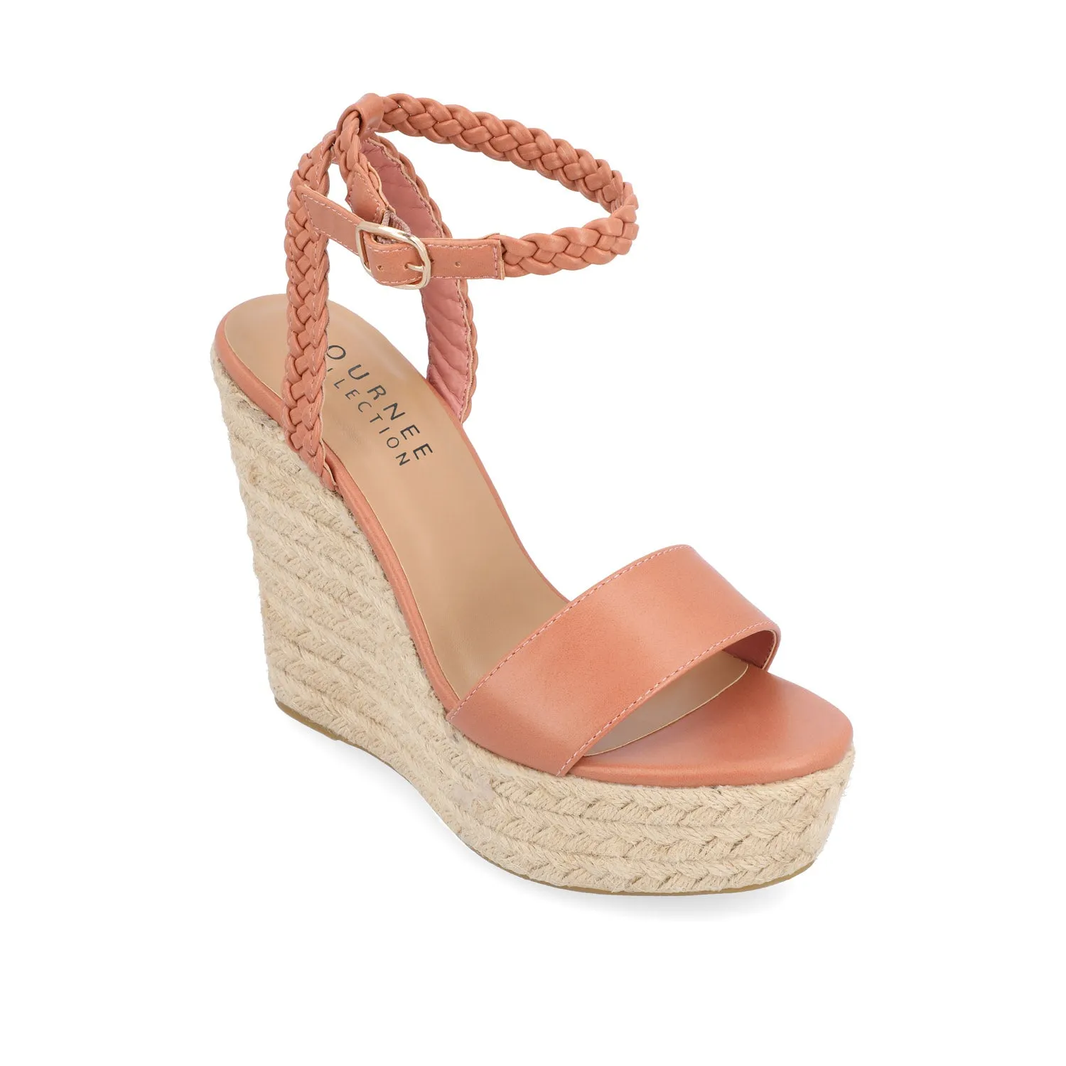 ANDIAH ESPADRILLE WEDGE HEELED SANDALS sunset trip