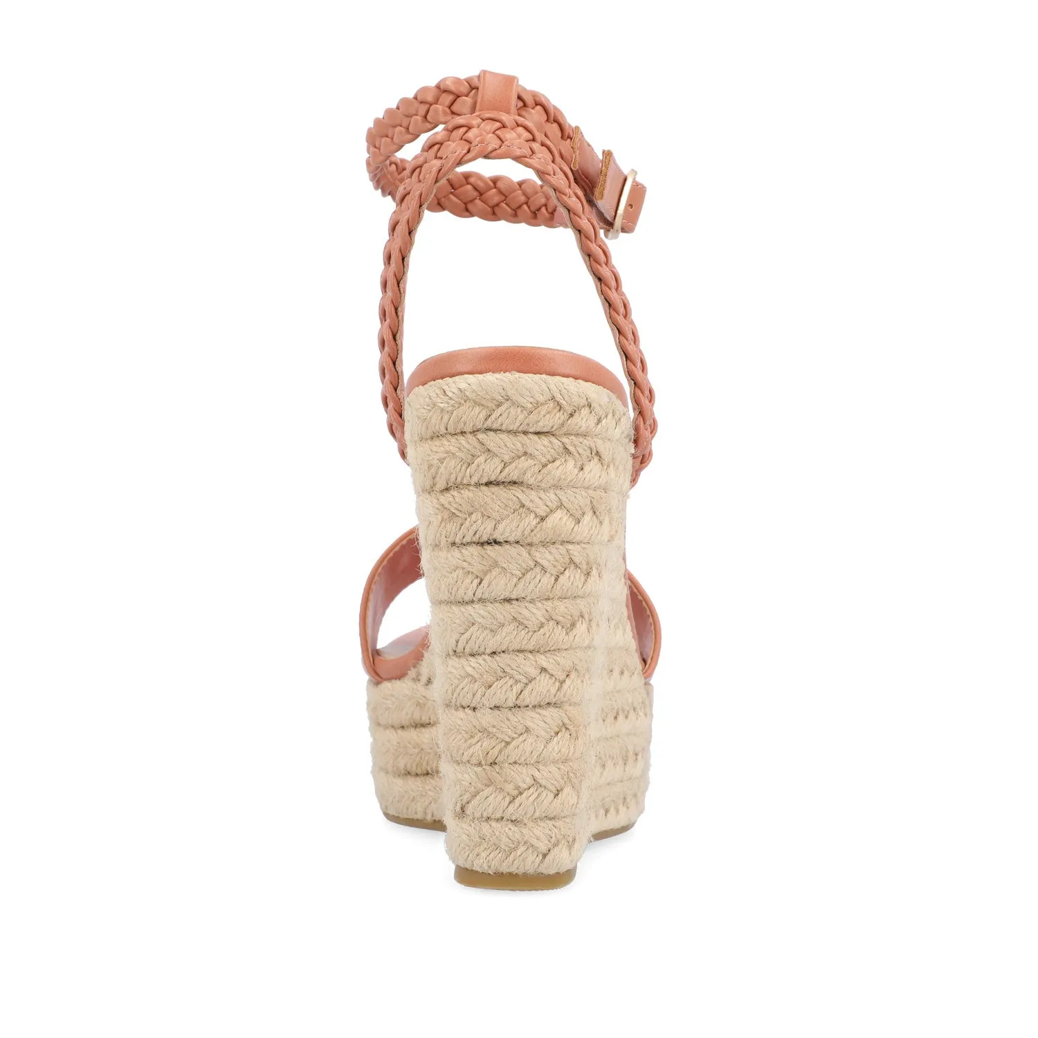 ANDIAH ESPADRILLE WEDGE HEELED SANDALS sunset trip