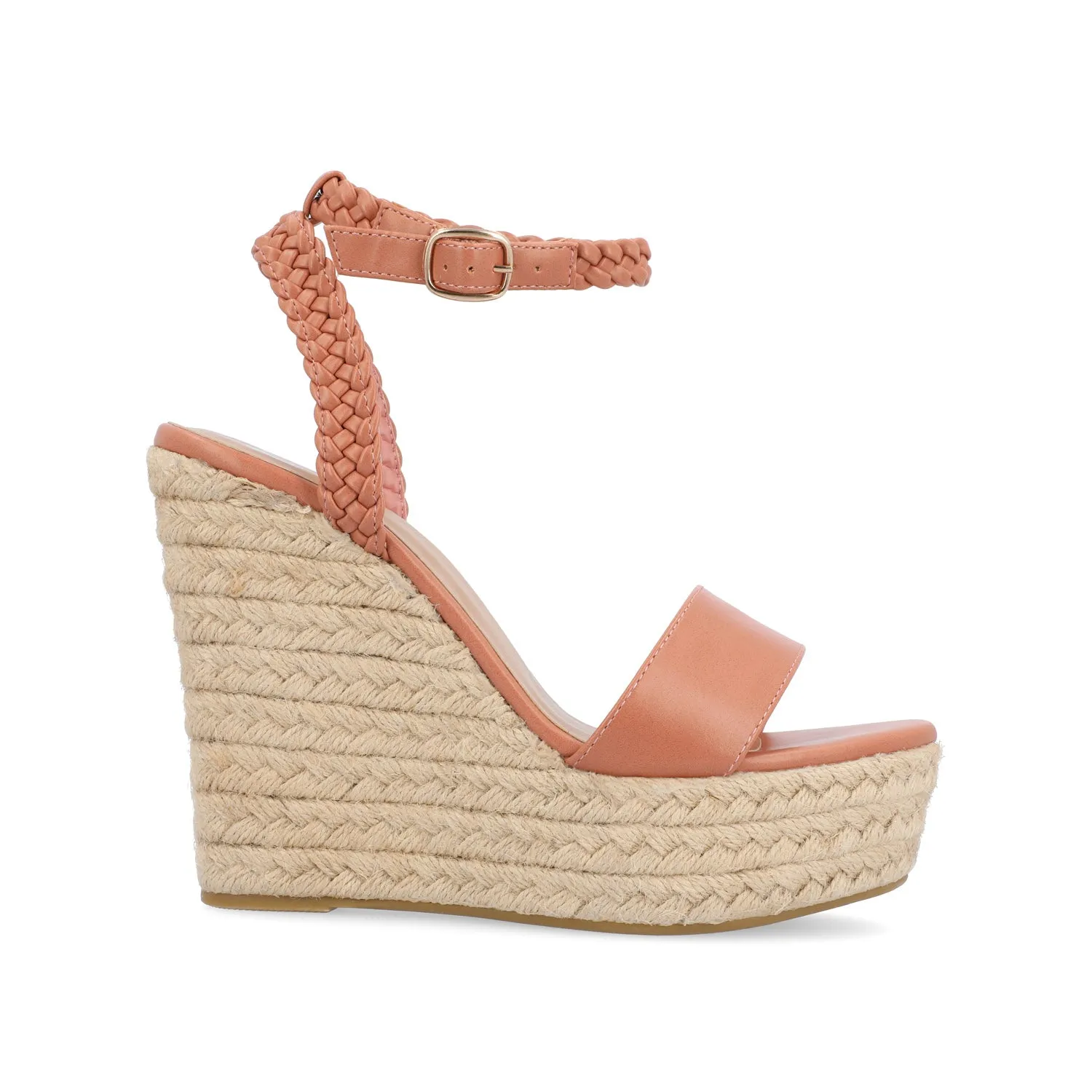 ANDIAH ESPADRILLE WEDGE HEELED SANDALS sunset trip