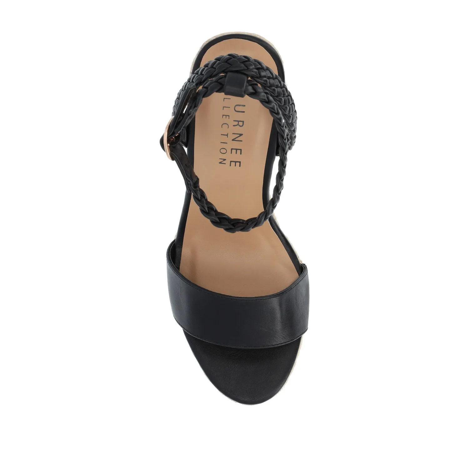 ANDIAH ESPADRILLE WEDGE HEELED SANDALS sunset trip