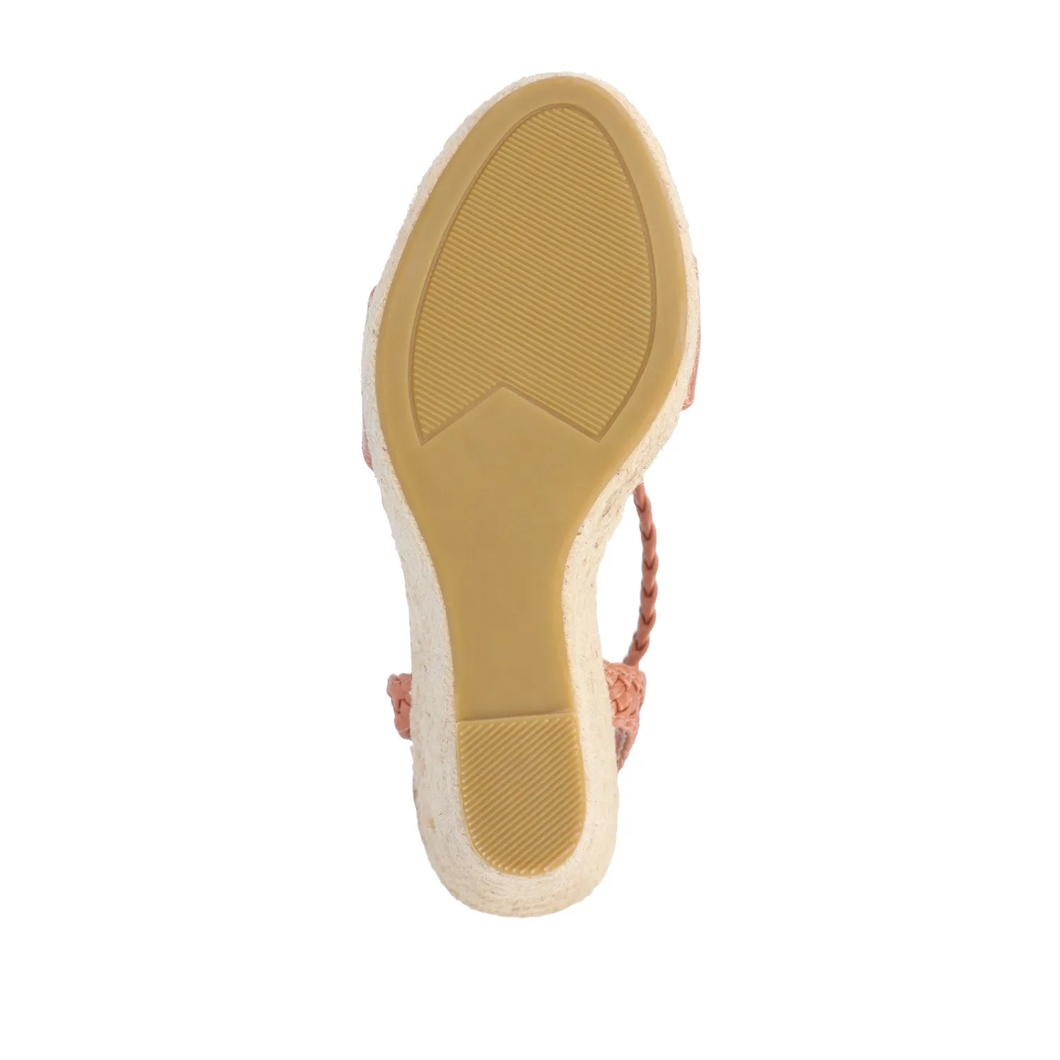 ANDIAH ESPADRILLE WEDGE HEELED SANDALS sunset trip