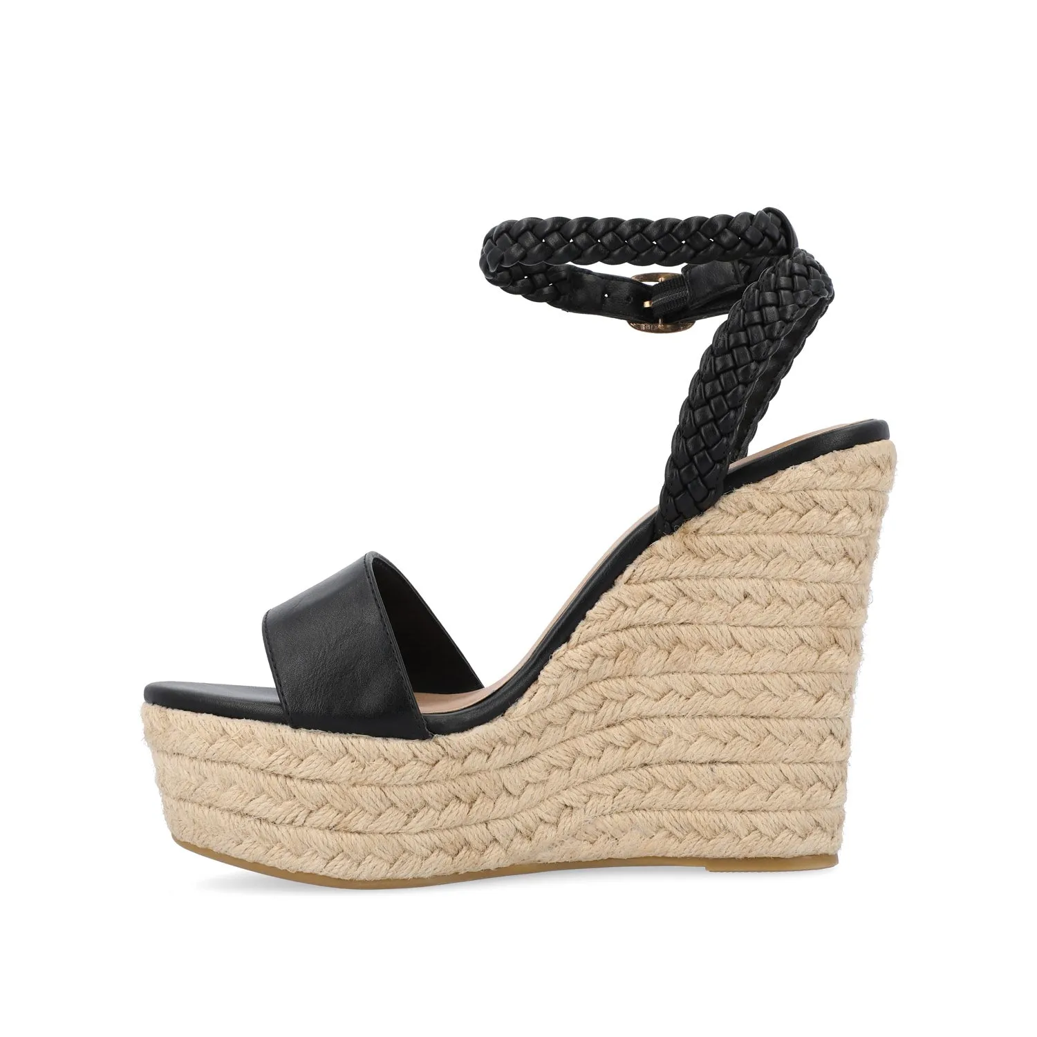ANDIAH ESPADRILLE WEDGE HEELED SANDALS sunset trip