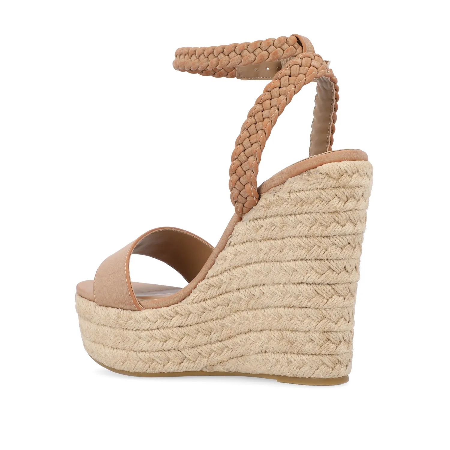ANDIAH ESPADRILLE WEDGE HEELED SANDALS sunset trip