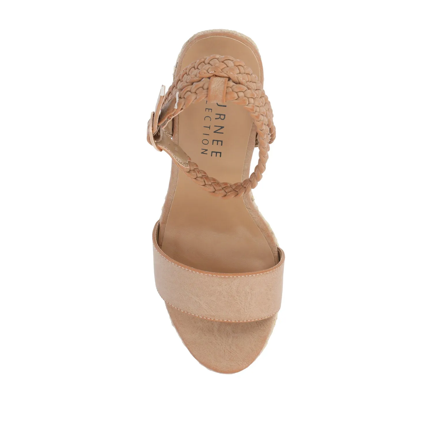 ANDIAH ESPADRILLE WEDGE HEELED SANDALS sunset trip