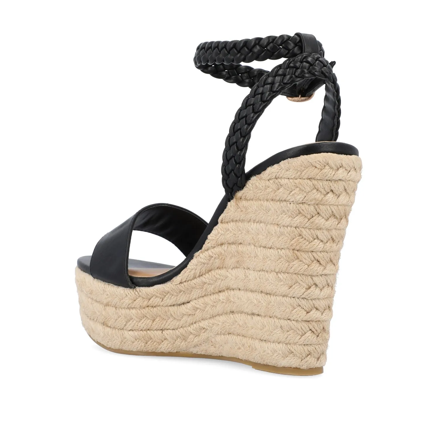 ANDIAH ESPADRILLE WEDGE HEELED SANDALS sunset trip