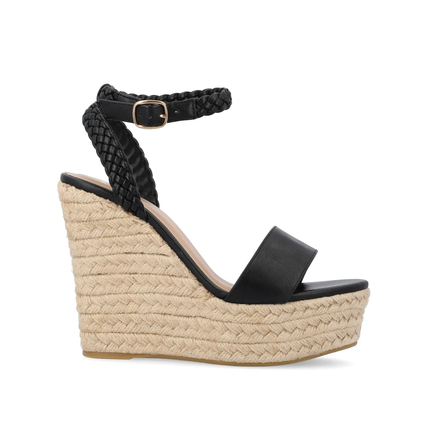 ANDIAH ESPADRILLE WEDGE HEELED SANDALS sunset trip