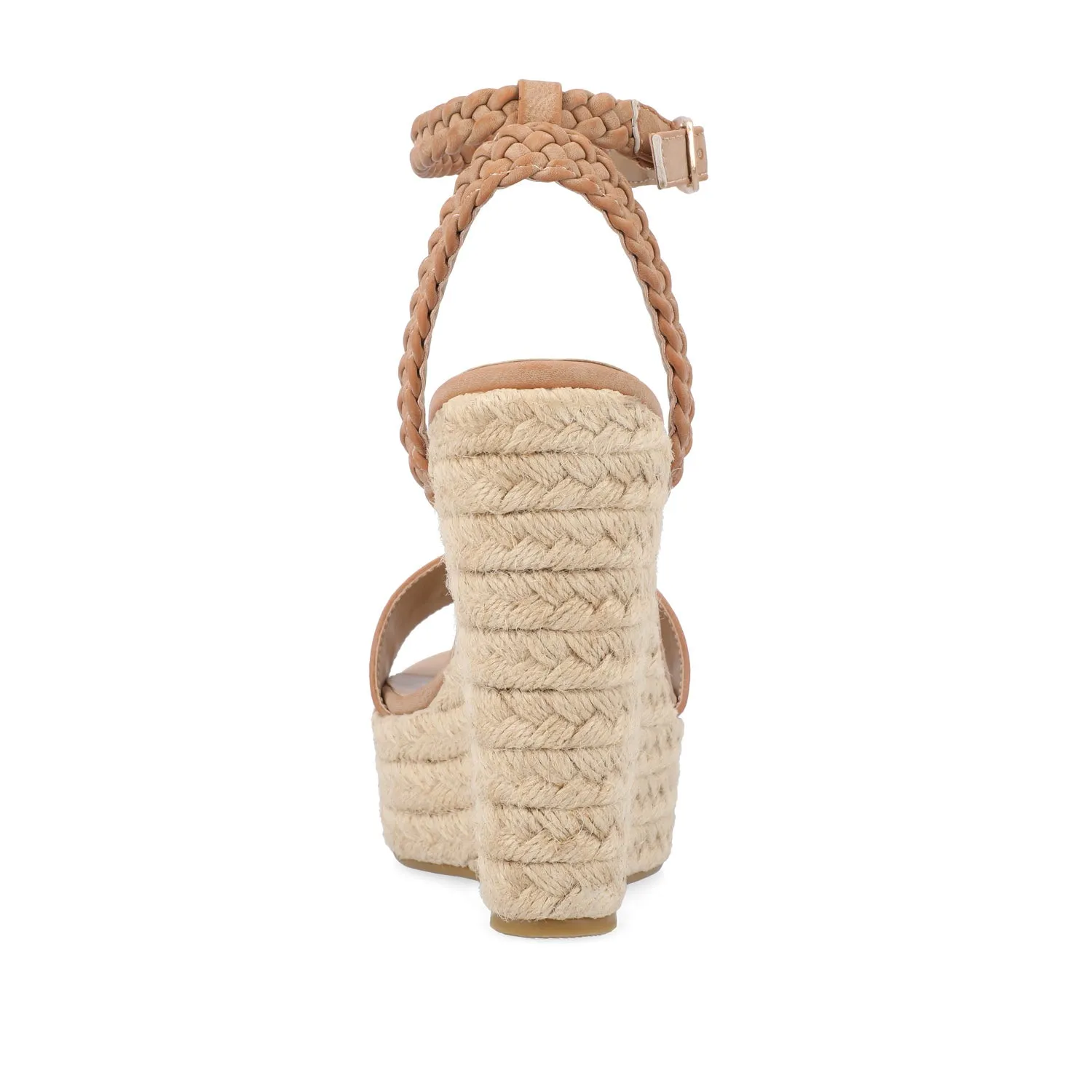 ANDIAH ESPADRILLE WEDGE HEELED SANDALS sunset trip