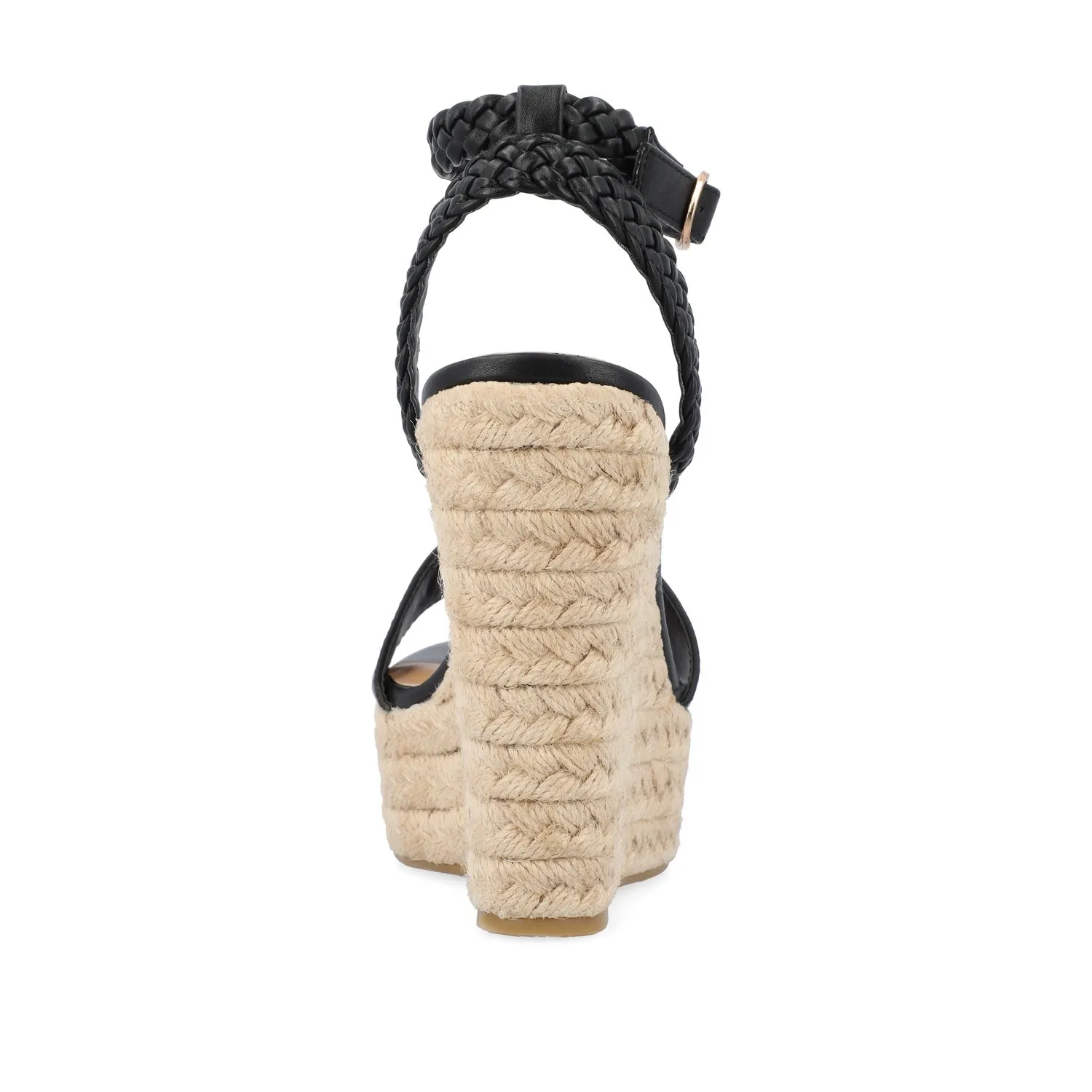 ANDIAH ESPADRILLE WEDGE HEELED SANDALS sunset trip
