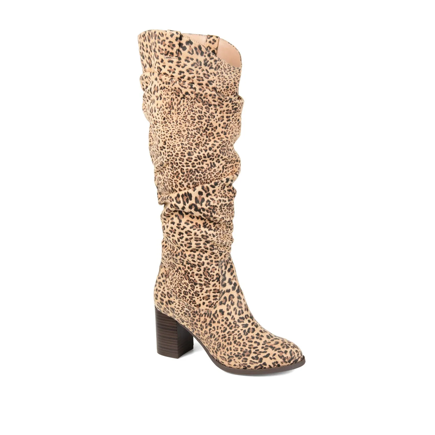 ANEIL KNEE-HIGH BOOTS IN FAUX SUEDE faux wrap