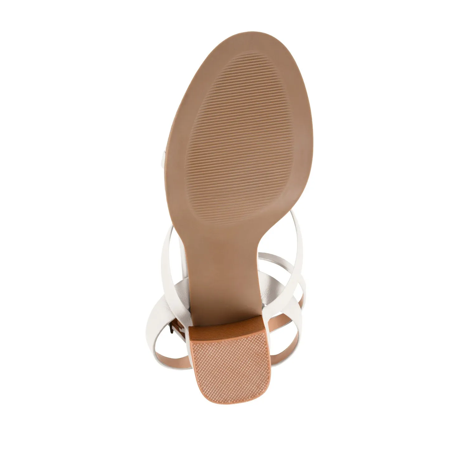 ANIKAH STRAPPY SANDALS IN FAUX LEATHER buckle snap