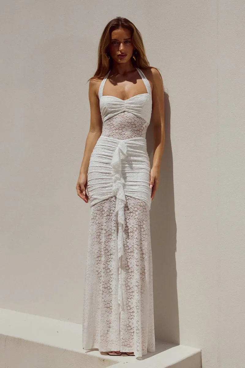 Annika Lace Maxi Dress smooth flow