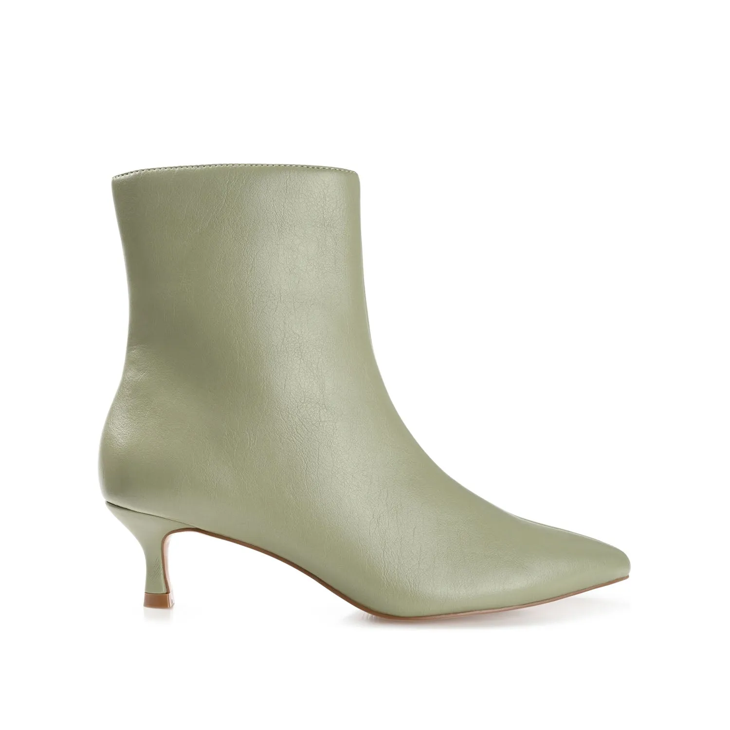 ARELY POINTED TOE BOOTIES IN FAUX LEATHER street cool