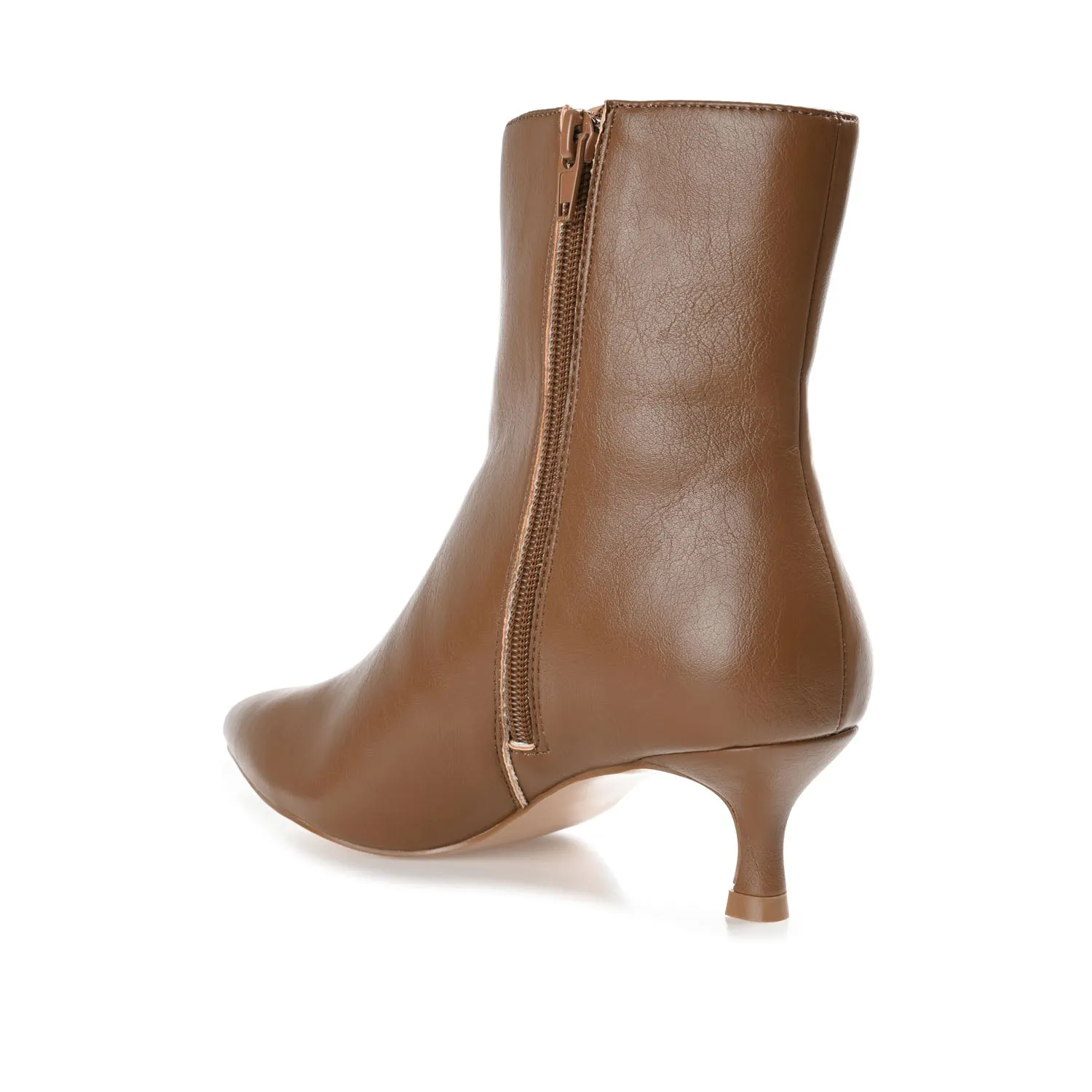 ARELY POINTED TOE BOOTIES IN FAUX LEATHER street cool