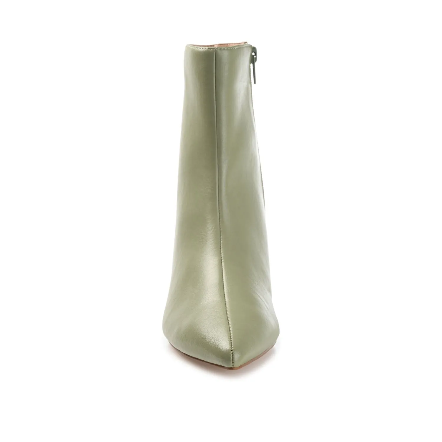 ARELY POINTED TOE BOOTIES IN FAUX LEATHER street cool