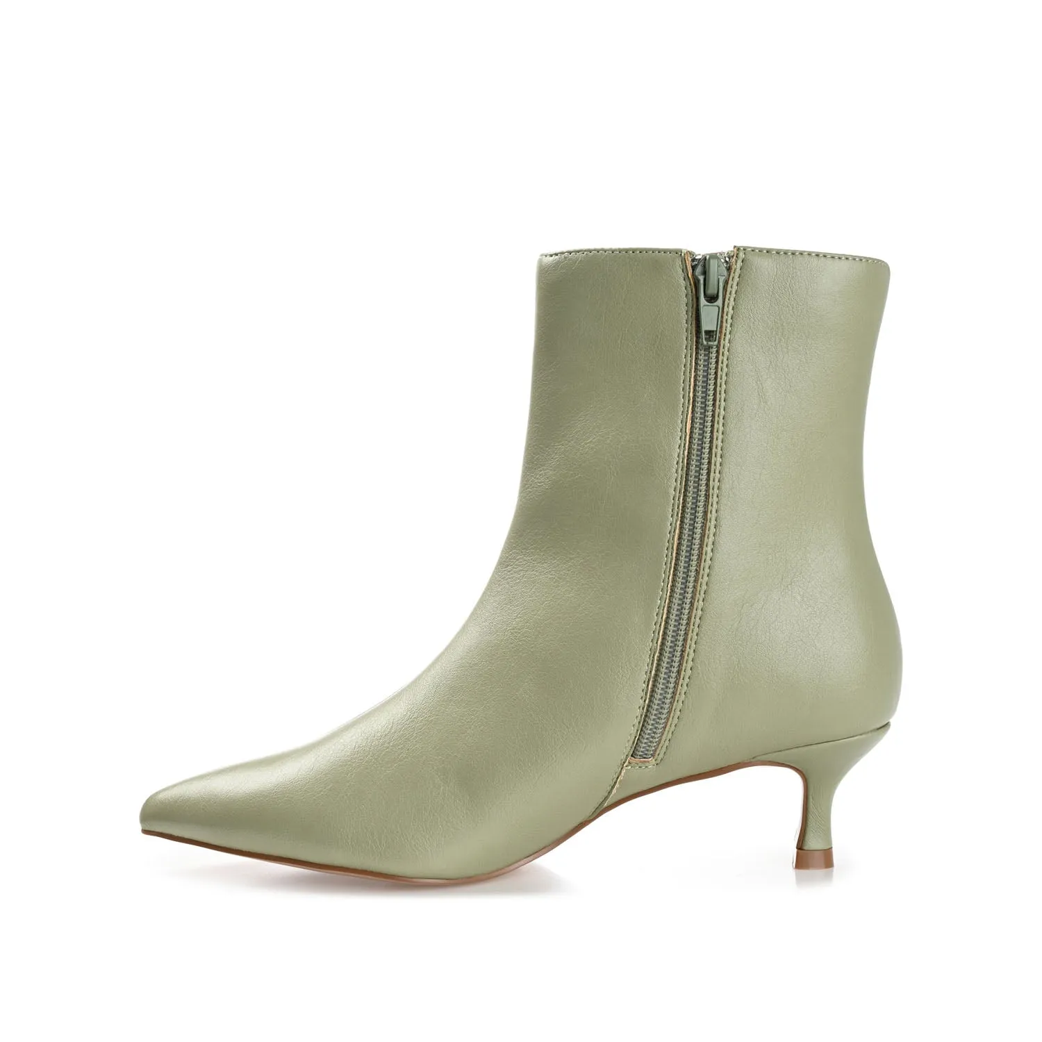 ARELY POINTED TOE BOOTIES IN FAUX LEATHER street cool