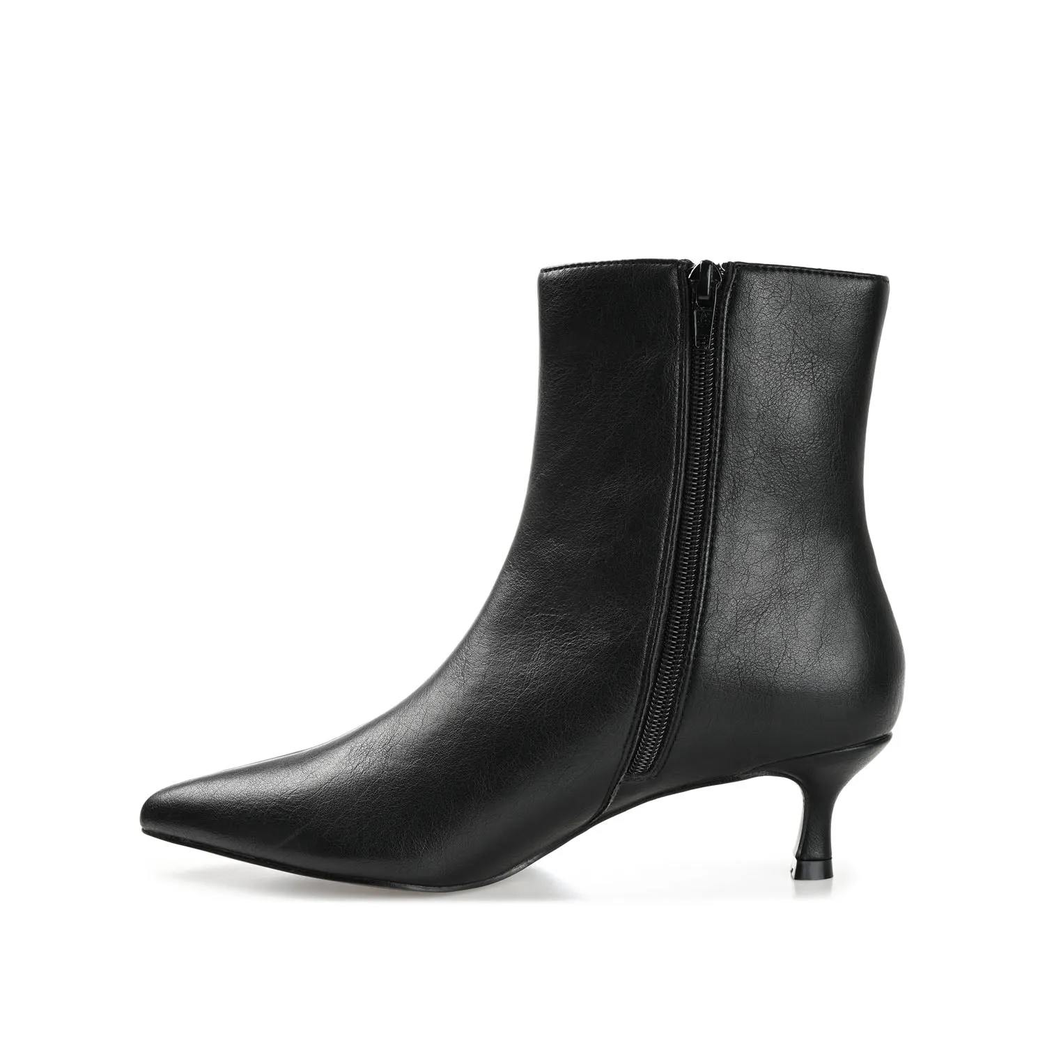 ARELY POINTED TOE BOOTIES IN FAUX LEATHER street cool