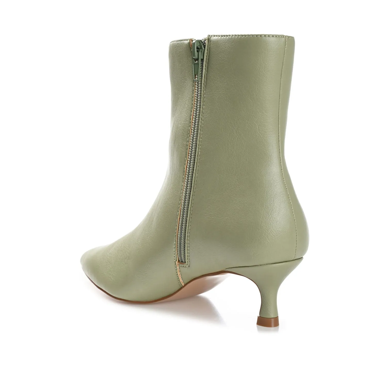 ARELY POINTED TOE BOOTIES IN FAUX LEATHER street cool