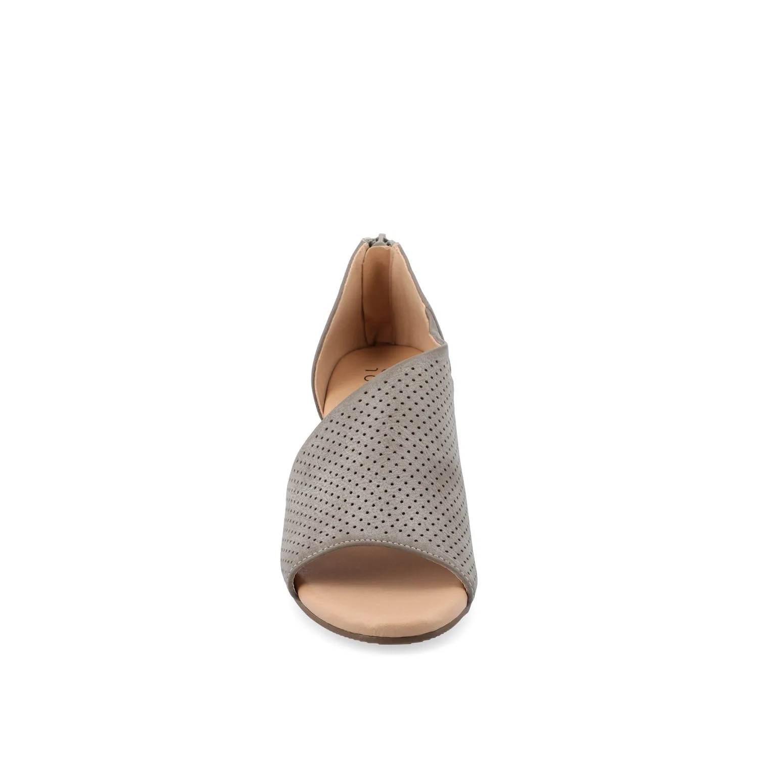 ARETHA WEDGE HEEL SANDALS IN FAUX LEATHER quiet breeze